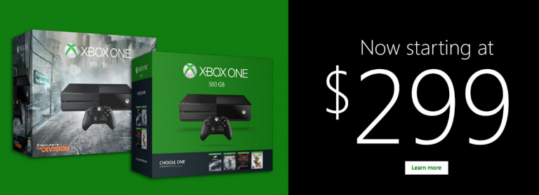 Xbox one on sale 299