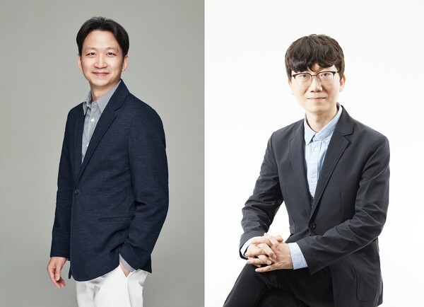 좌측부터 컴투스 송재준, 이주환 대표이사