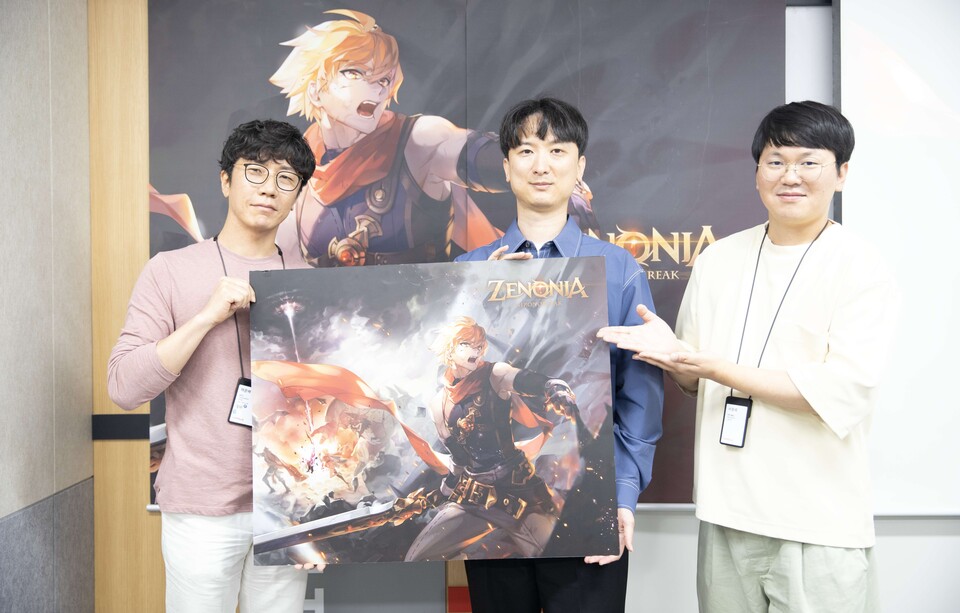 채문배 AD, 조상원 CD, 서황록 본부장(왼쪽부터)