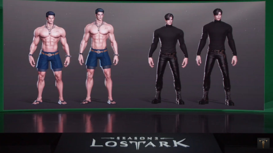 전사 캐릭터 체형 개선