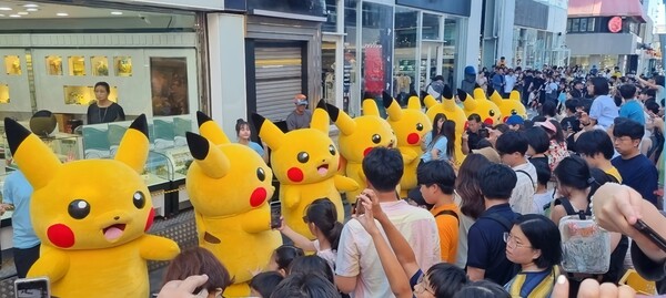 7월 30일까지 칠성로 일대에서 진행된 피카츄 퍼레이드