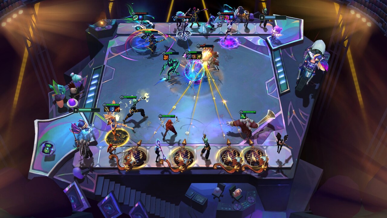 5코스트 유닛 진이 대기석에 현악기를 생성했다.