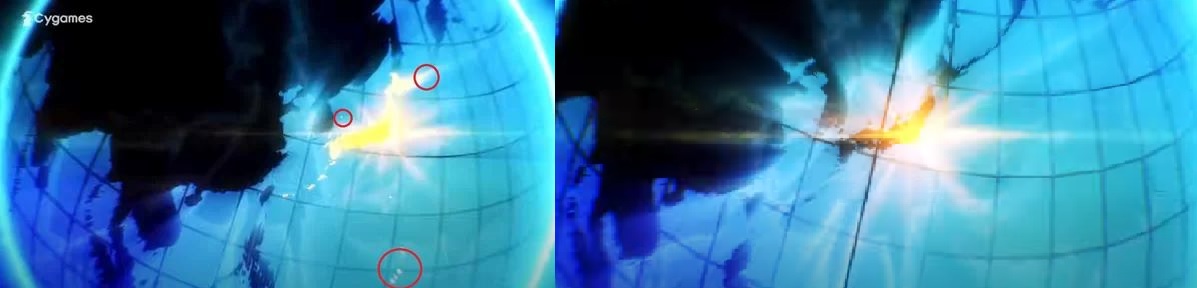 왼쪽 수정 전, 오른쪽 수정 후