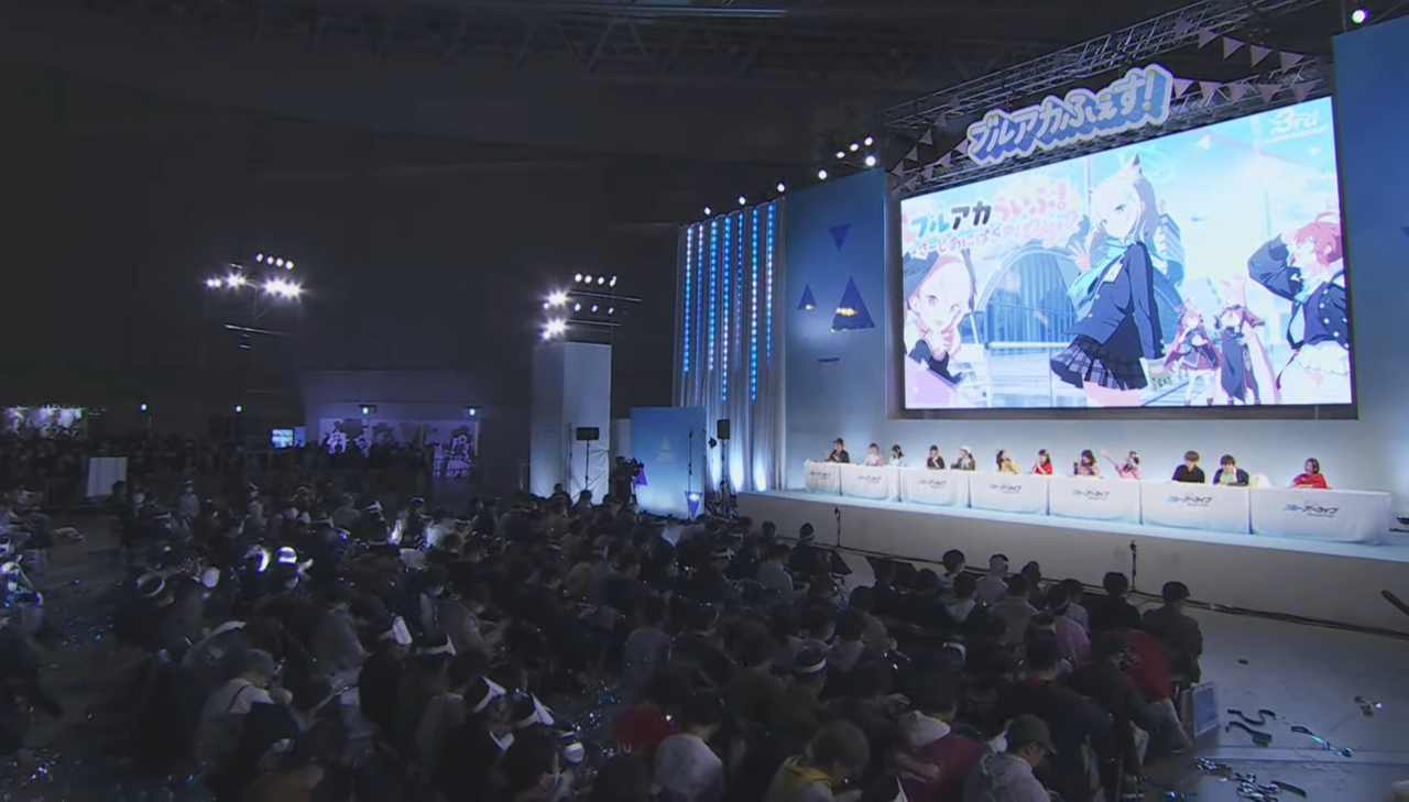 일본 서브컬처 팬들의 이목이 집중된 3주년 블루아카 페스 현장