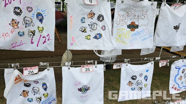 아기자기하게 꾸며진 DIY 에코백 건조공간