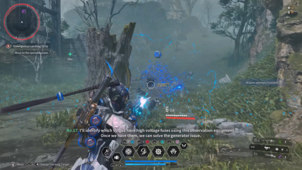 '천둥우리'를 사용 중인 계승자 '버니'