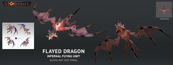 티어 3 유닛인 플레이드 드래곤