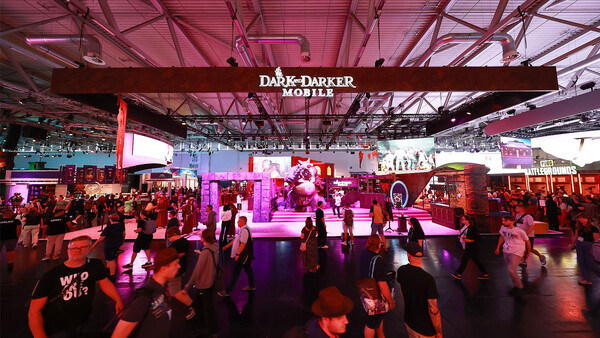 게임스컴 2024 크래프톤 다크앤다커 모바일 부스 (자료: 크래프톤)