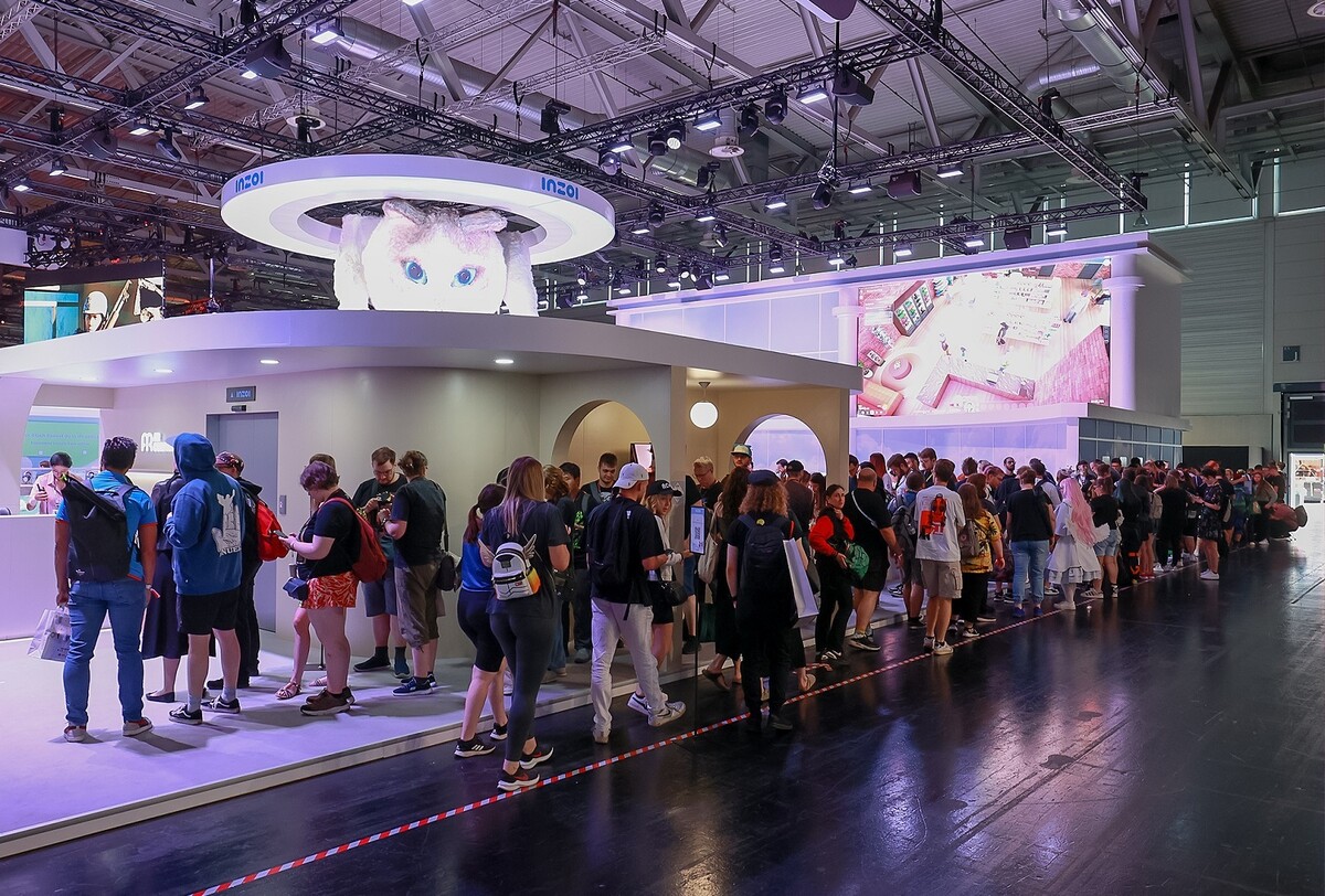 5시간 이상 시연 대기라는 폭발적 관심이 이어진 '인조이' 부스
