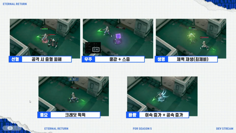 시즌5 '큐브' 시스템, 3개월 단위 시즌마다 완전히 다른 변수가 들어간다