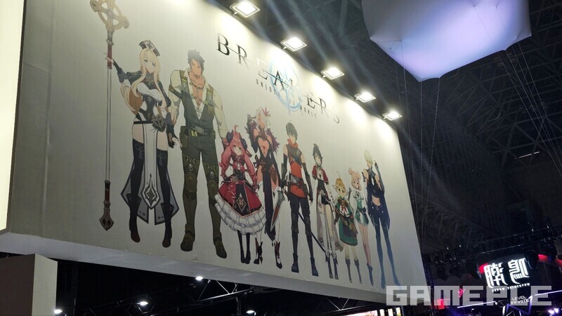 브레이커스의 출시 초기를 책임질 것으로 예상되는 메인 캐릭터들