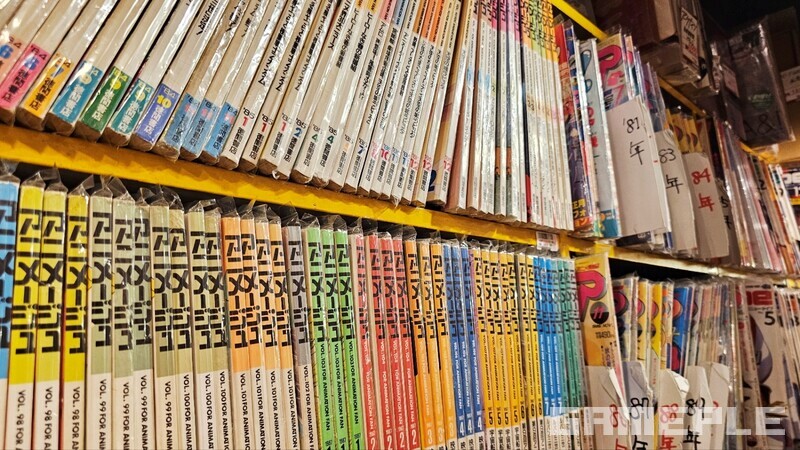 수많은 잡지 등 정기간행물이 1980년대부터 연대기로 쌓여 있다