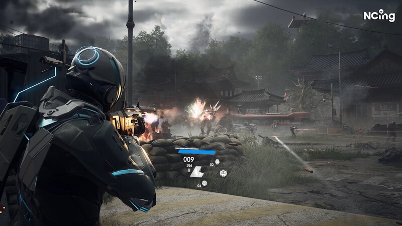 지스타 2023 시연작으로 출품한 MMO 슈터 'LLL'