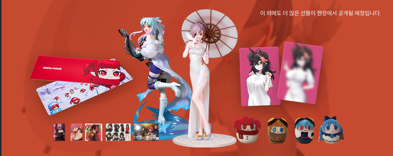 오직 '던페' 현장에서만 만날 수 있는 굿즈 상품 중 일부