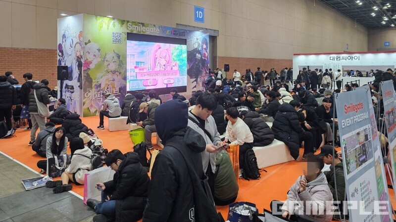 관람객들에게 오아시스와 같았던 '리프레쉬 존'이 스마일게이트 작품