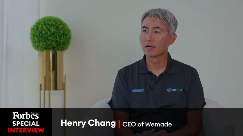 포브스 중동 인터뷰 당시 위메이드 장현국 대표