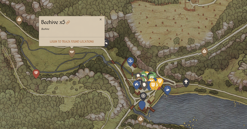 방앗간 북서쪽 벌집 위치