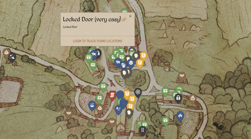 타호프 마을 표시된 집. 매우 쉬움이기 때문에 자물쇠 따기는 어렵지 않다