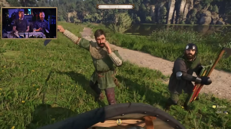 지도, 체력 바, 방향, 공격 표시 등 아무 것도 없다