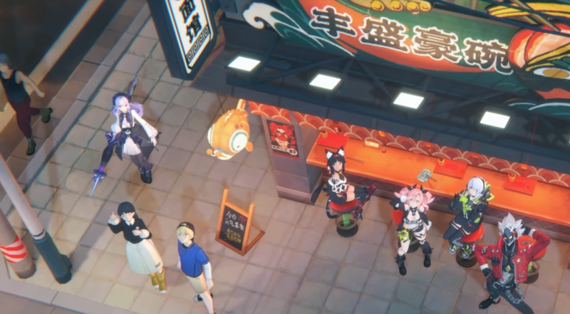 교활한 토끼굴 멤버들 옆에서 아주 잠시 얼굴을 비췄다