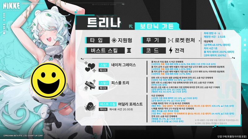 오랜만에 미디어 선정성을 고려해 이미지 처리를 해야 하는 니케의 등장