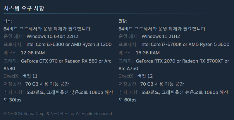 최근 거의 본 적 없는 수준의 최적화 사양