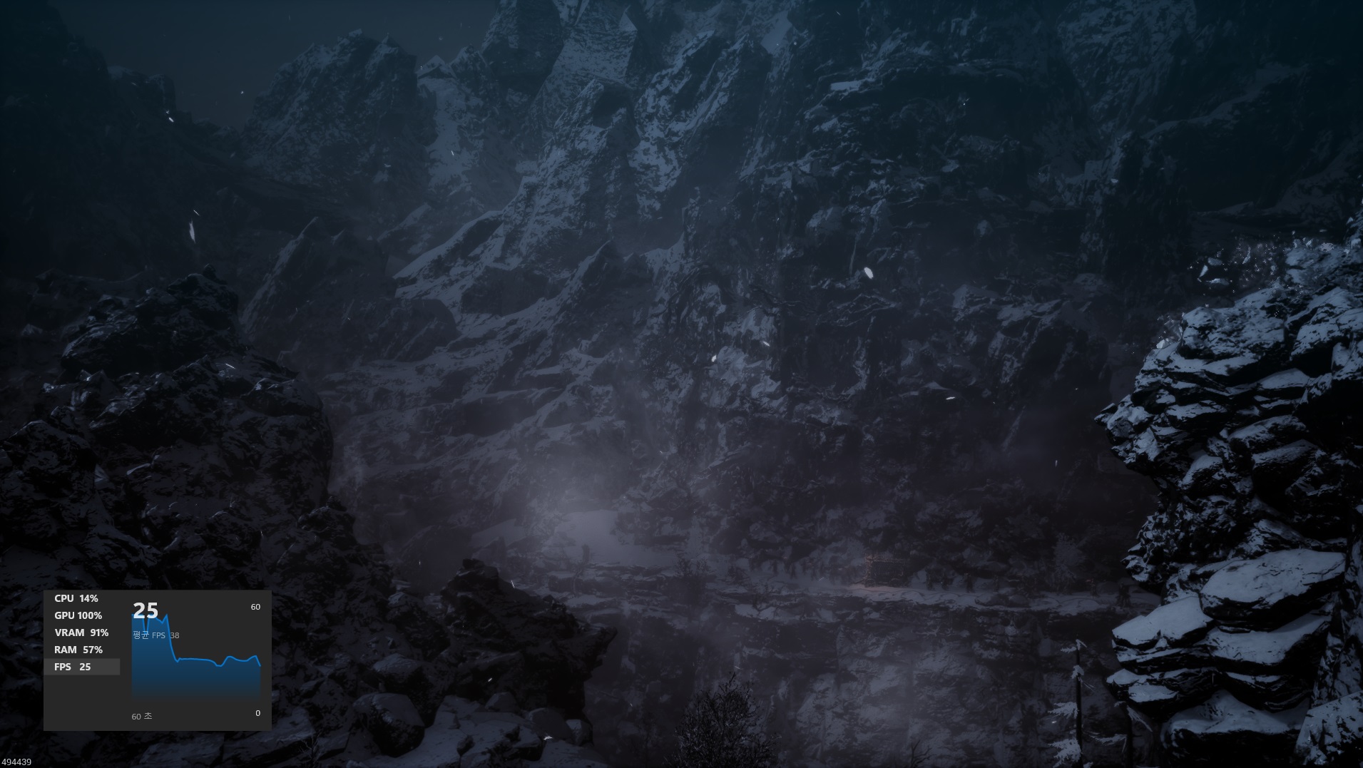 컷신에서는 순식간에 프레임이 떨어졌다. 