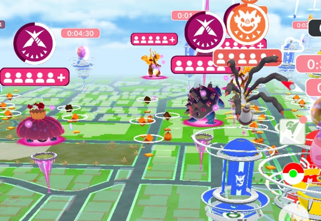 첫 거다이맥스 레이드 데이 강남역 주변 어디에 있든 풀방으로 레이드가 진행됐다