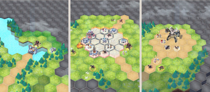 개발자 노트에서 공개한 지상 콘텐츠 화면