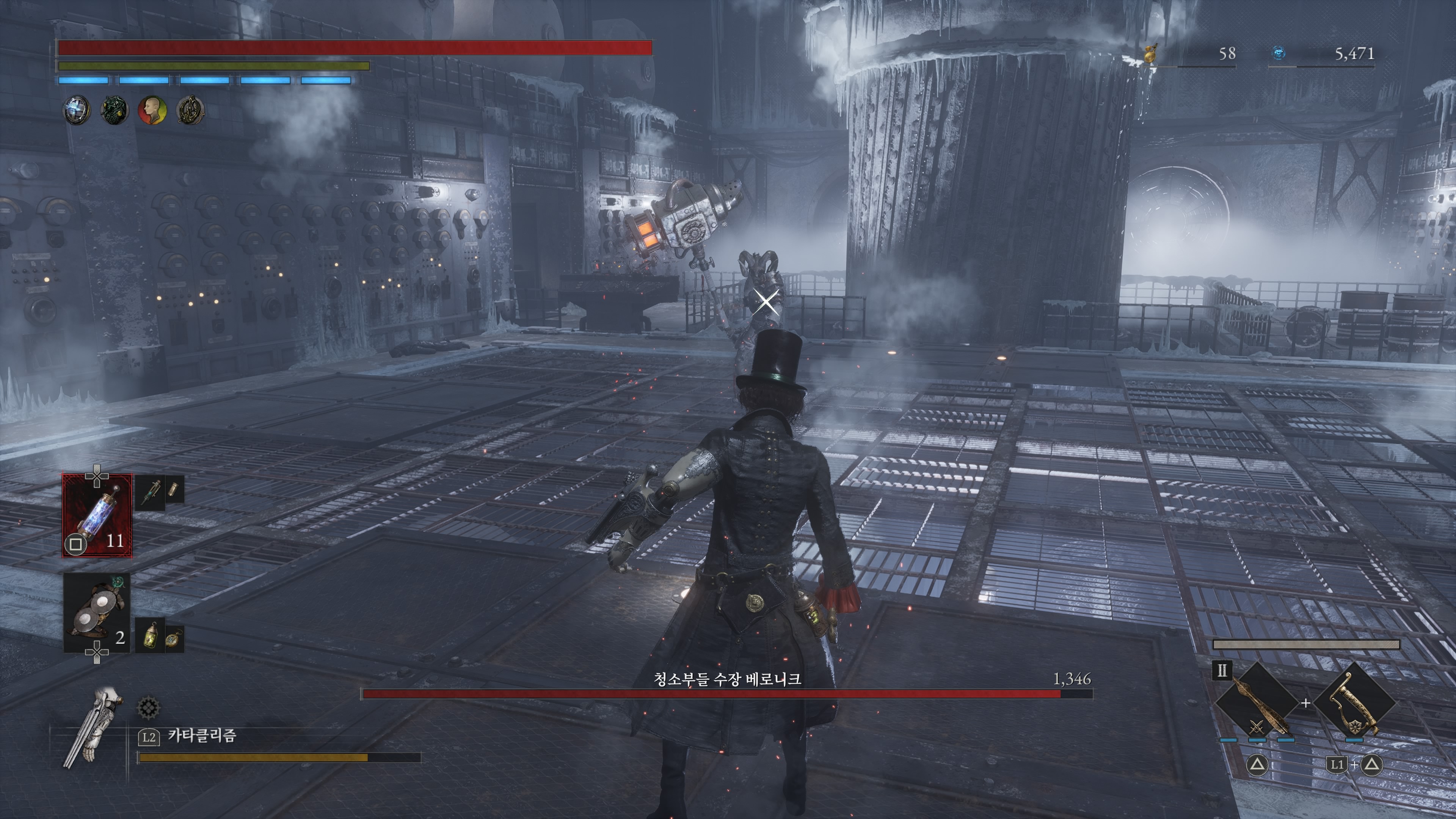 초 근접 상황에서도 이 정도 거리 확보가 가능하다 