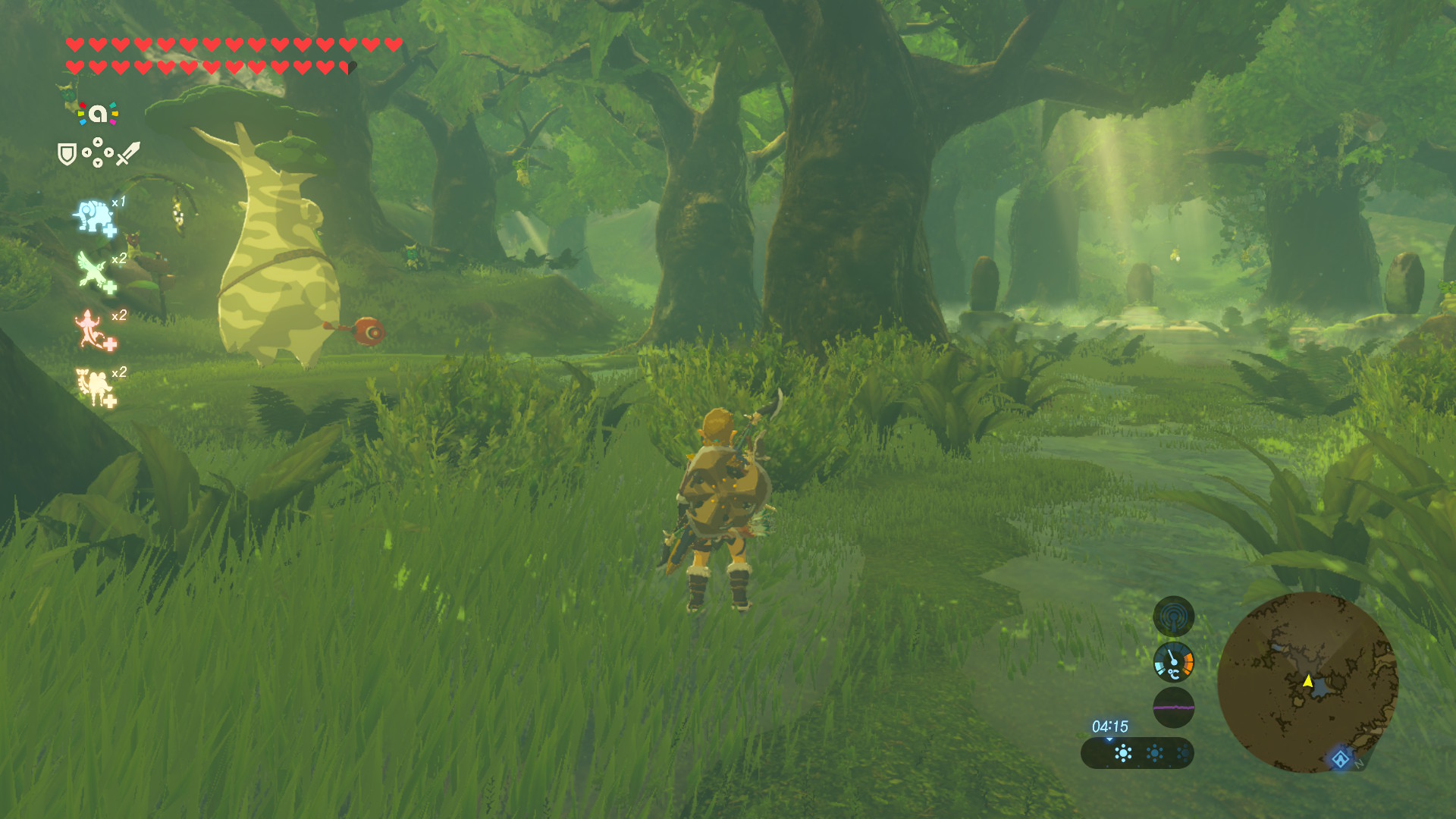 안개도 옅어져서 다른 장소로 느껴진다 