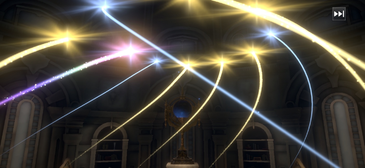 10연 뽑기를 하면 다른 연출이 나온다. 