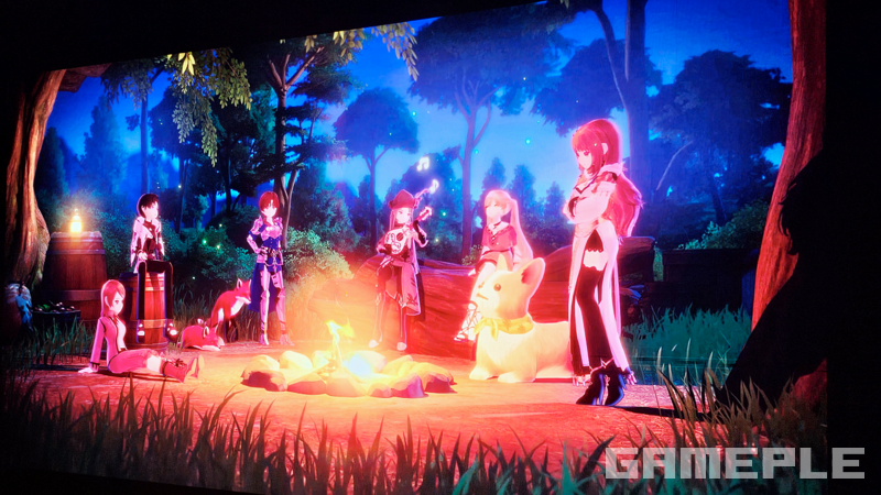 마비노기 유니버스 상영 영상 중 일부