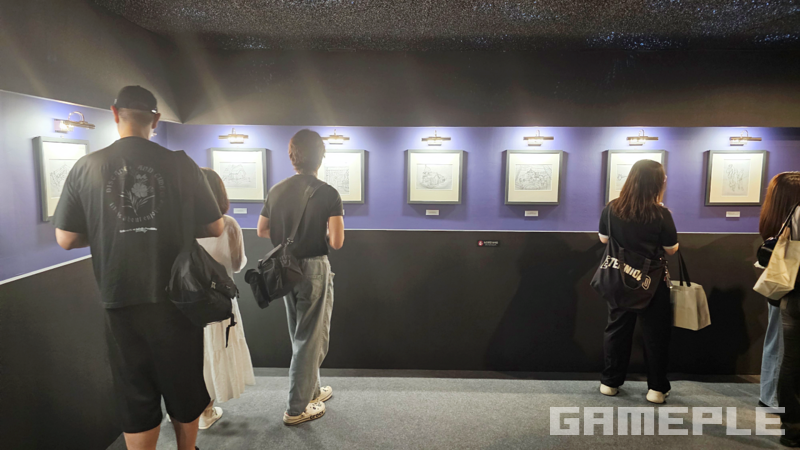 마비노기의 뼈대를 만든 원화 전시도 볼거리