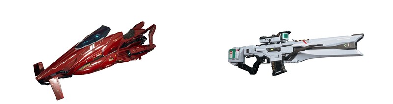 왼쪽부터 호버바이크, 이레이저