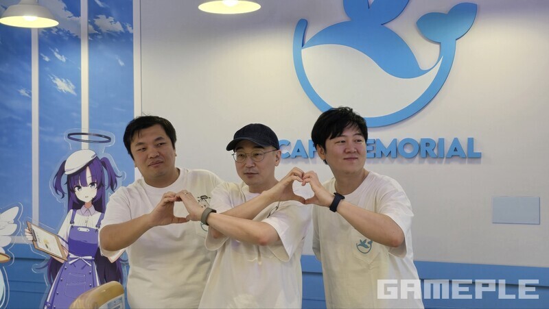 왼쪽부터 차민서 PD, 김용하 책임 PD, 안경섭 PD