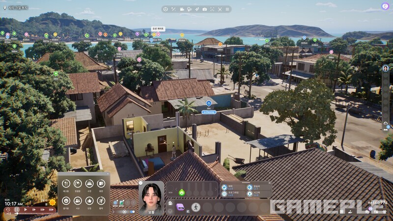 인게임 중에 장소마다 바로 표시되는 정보 아이콘도 '킥'이다