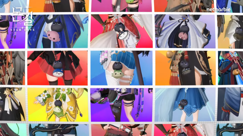 CBT에서 특히 호평을 받은 몬스터링 디자인과 구도