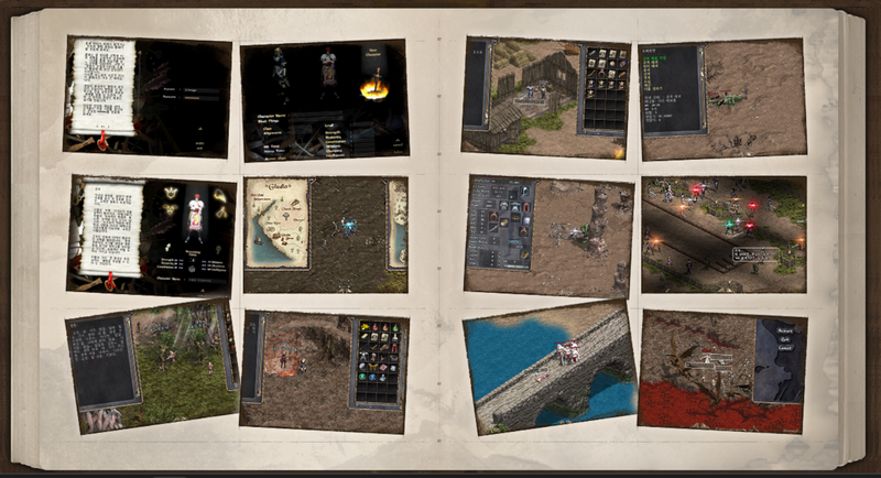 리니지 클래식 초기 UI 스크린샷